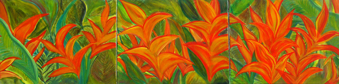 Heliconia Tryptch