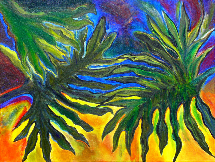 Sunset Leaves