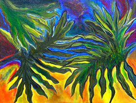 Sunset Leaves